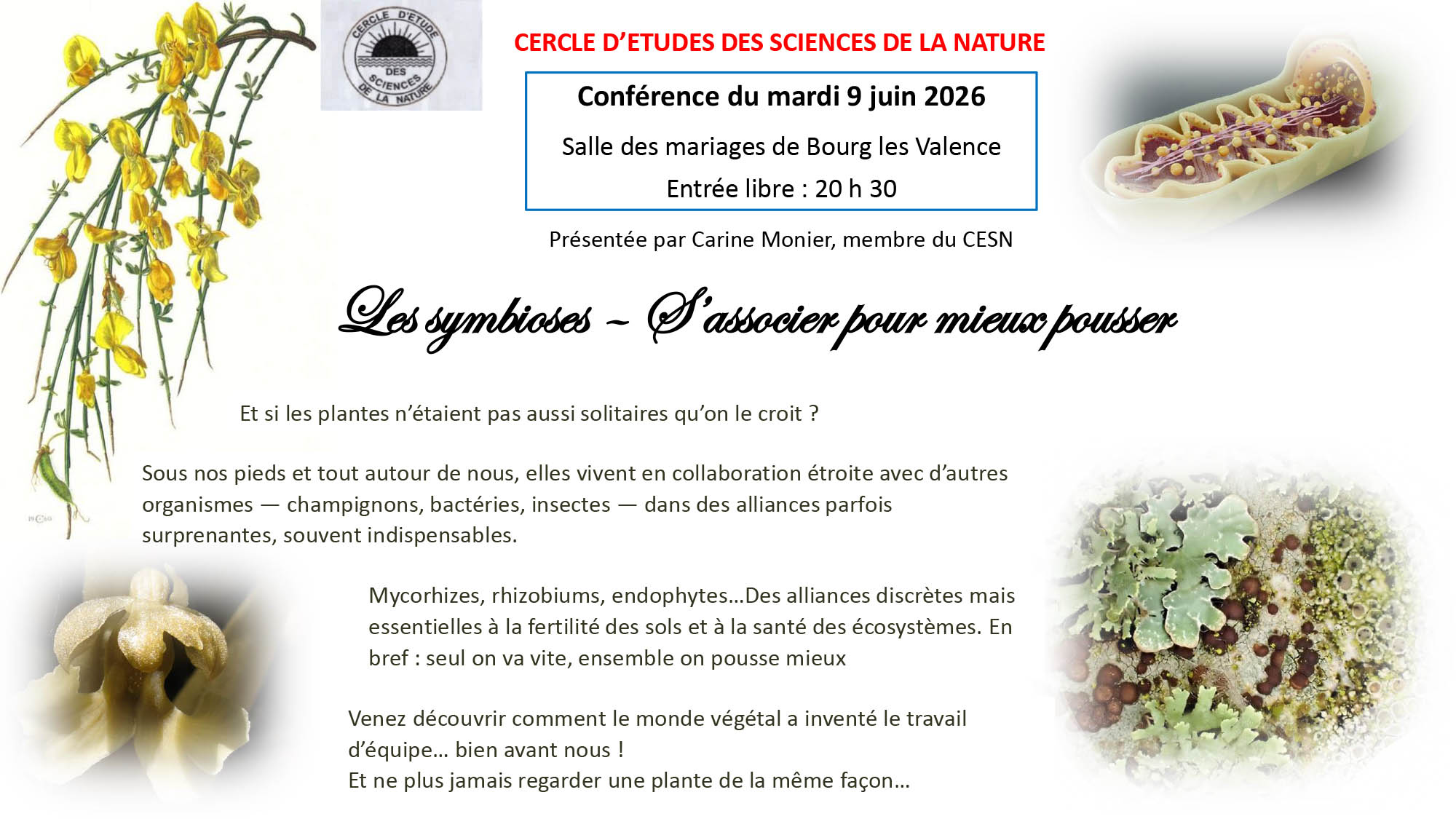 Conférence "Les symbioses - s’associer pour mieux pousser"